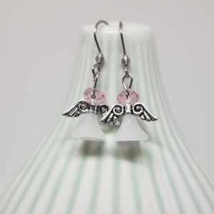 Engeltjes oorbellen swarovski
