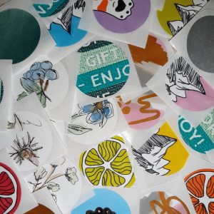 Sluitstickermix