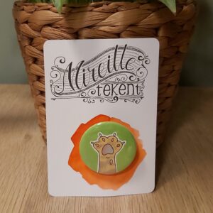 Gelukspootje button