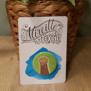 Gelukspootje button