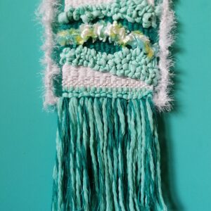 Handgeweven wandhanger Lente