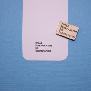 Stempel Deze verpakking is gerecycled