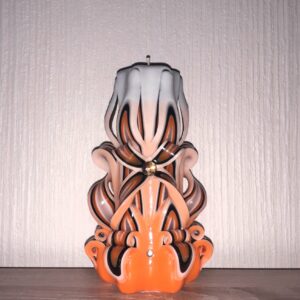 Maat XS midi kaars - oranje